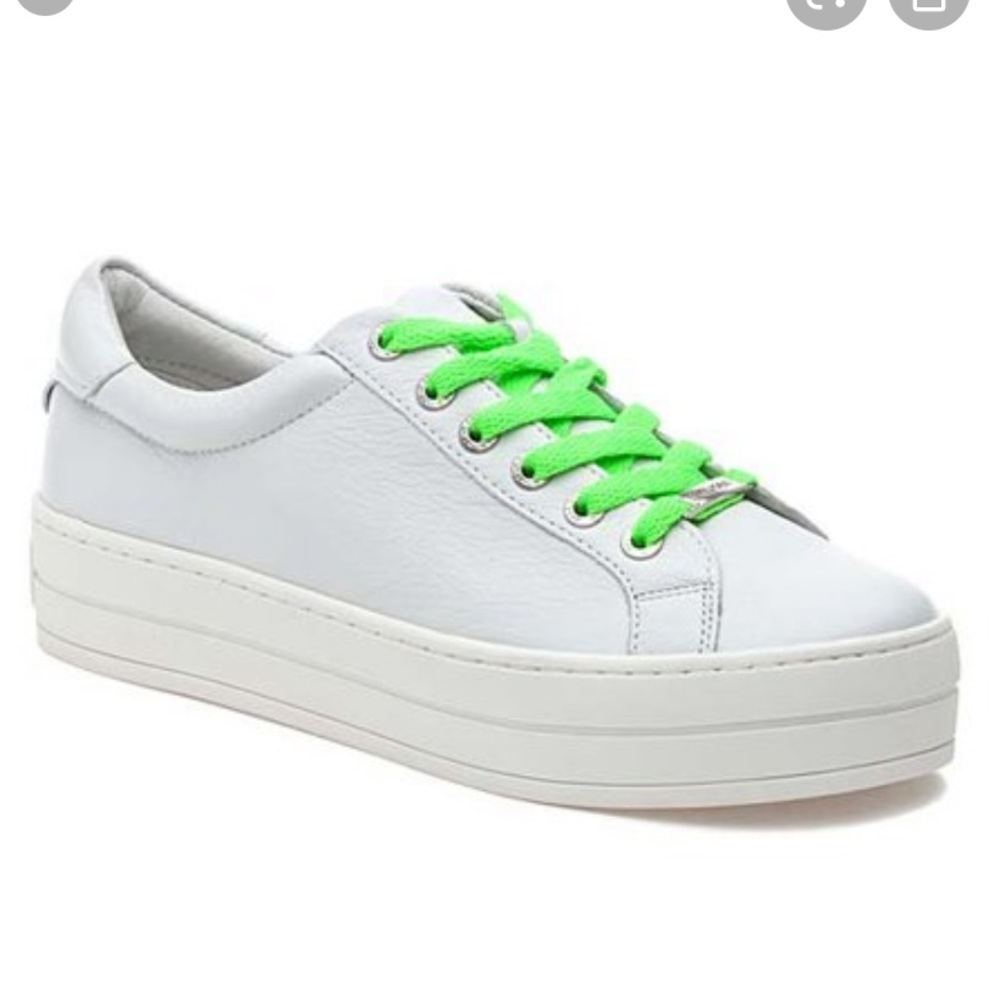 NEW in box J/SLIDES White Neon Sneakers